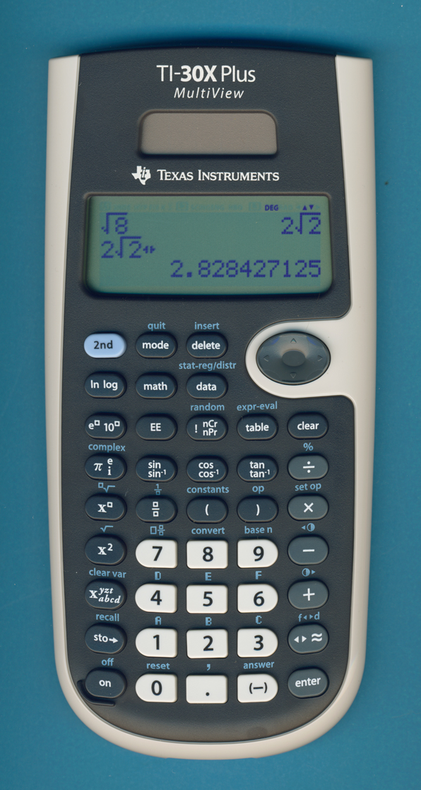 Texas Instruments TI30X Plus MultiView IT History Society